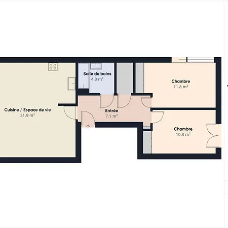 Appartement Pour 4 Personnes Au Coeur De La Baule-Escoublac